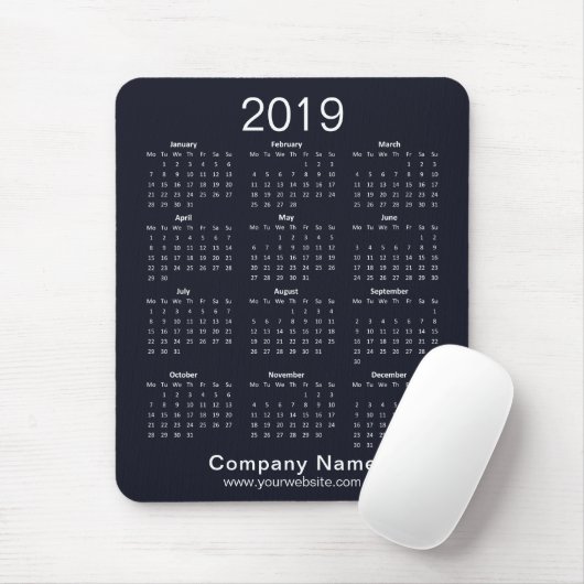Kalender der beruflichen Unternehmen Mousepad (Mit Mouse)