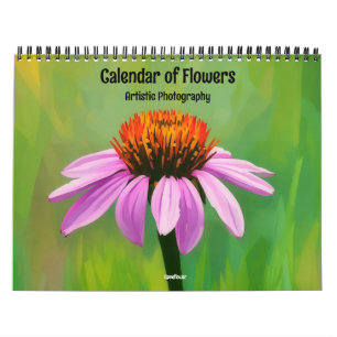 Kalender der Blume Kunstfotografie