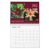 Kalender der Blume Nord-Michigan (Feb 2027)