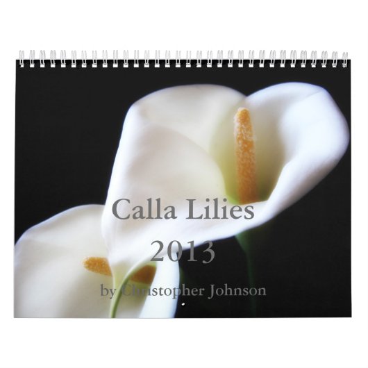 Kalender der Calla-Lilien-2013 (Titelbild)