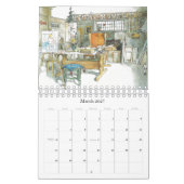 Kalender der Carl Larsson-Familien-Aquarell-2019 (Mär 2027)
