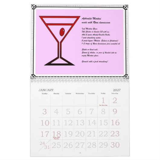 Kalender der Cocktail-Zeit-2010 (Jan 2027)
