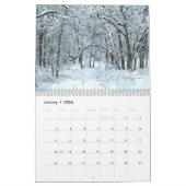 Kalender der digitalen Wasserfarben der Natur (Jan 2026)