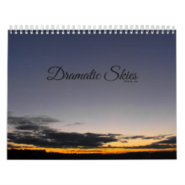 Kalender der dramatischen Himmel
