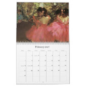 Kalender der Edgar Degas-Ballett-Tänzer-2011 (Feb 2027)