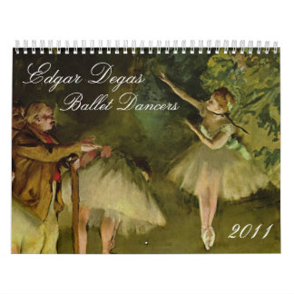 Kalender der Edgar Degas-Ballett-Tänzer-2011