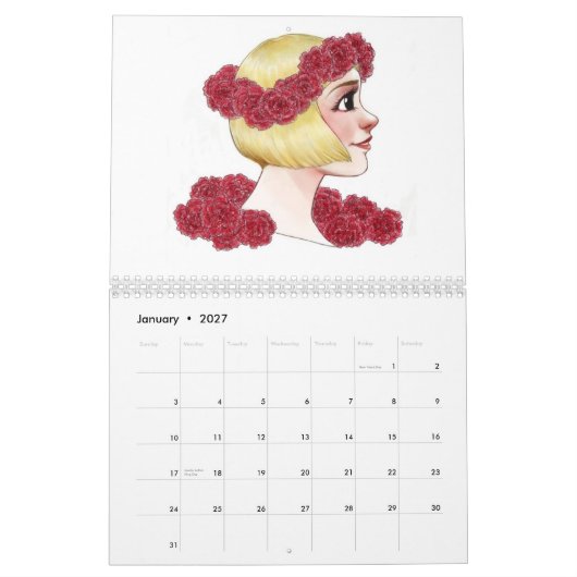 Kalender der Flora-2014 (Jan 2027)
