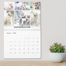 Kalender der Fotocollage für Katzen