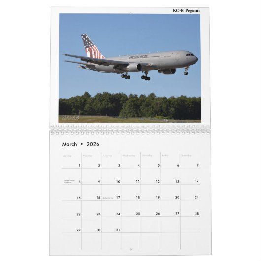 Kalender der Fotografie für die militärische Luftf (Mär 2026)