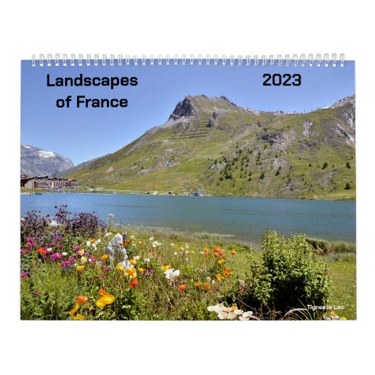 Kalender der französischen Landschaften 2023 (Titelbild)