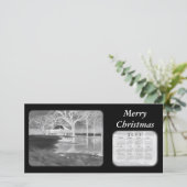 Kalender der frohen Weihnacht-2011 Feiertagskarte (Stehend Vorderseite)