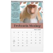 Kalender der Fun Animal-Fakten 2025 (Mär 2027)