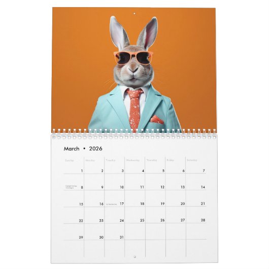 Kalender der Fun Animals 2024 (Mär 2026)