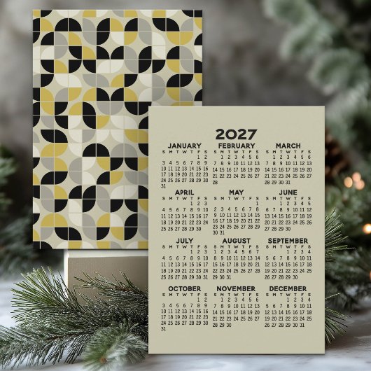Kalender der ganzjährigen Ansicht - MCM-Muster auf Programm