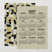 Kalender der ganzjährigen Ansicht - MCM-Muster auf Programm (Vorne/Hinten)