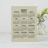 Kalender der ganzjährigen Ansicht - MCM-Muster auf Programm (Stehend Vorderseite)