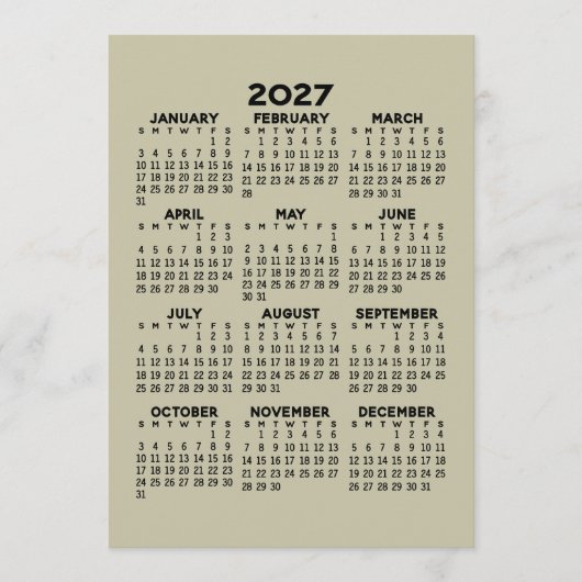 Kalender der ganzjährigen Ansicht - MCM-Muster auf Programm (Vorderseite)