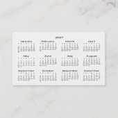 Kalender der Geldbörsengröße 2027 Visitenkarte (Vorderseite)