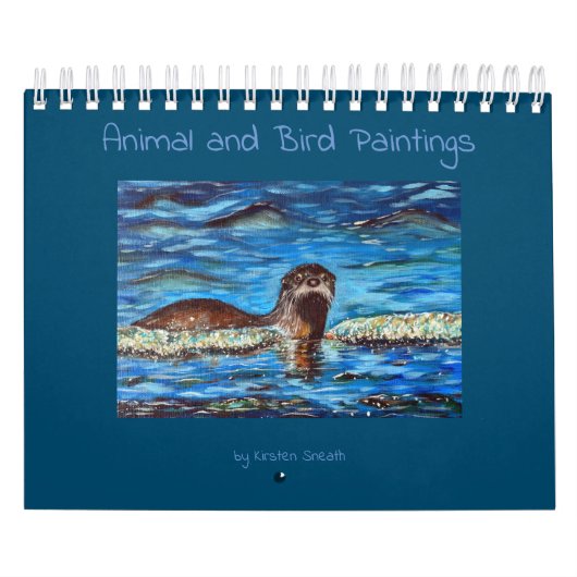 Kalender der Gemälde von Tieren und Vögeln (Titelbild)