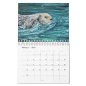 Kalender der Gemälde von Tieren und Vögeln (Feb 2027)