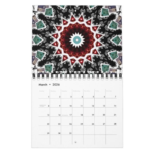 Kalender der geometrischen Darstellung (Mär 2026)