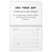 Kalender der Gewohnheit 2013 mit Ihrer Kunst oder (Jan 2027)