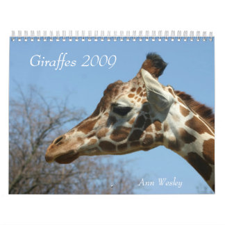 Kalender der Giraffen-2009