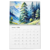 Kalender der grünen Natur-Malerei (Jan 2026)