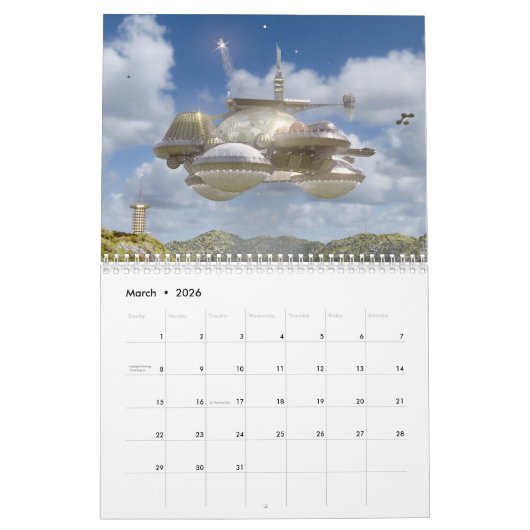 Kalender der Himmelträume (Mär 2026)