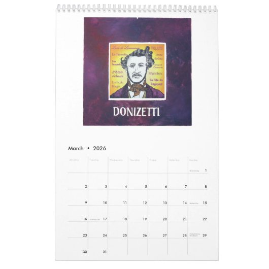 Kalender der italienischen Komponisten (Mär 2026)