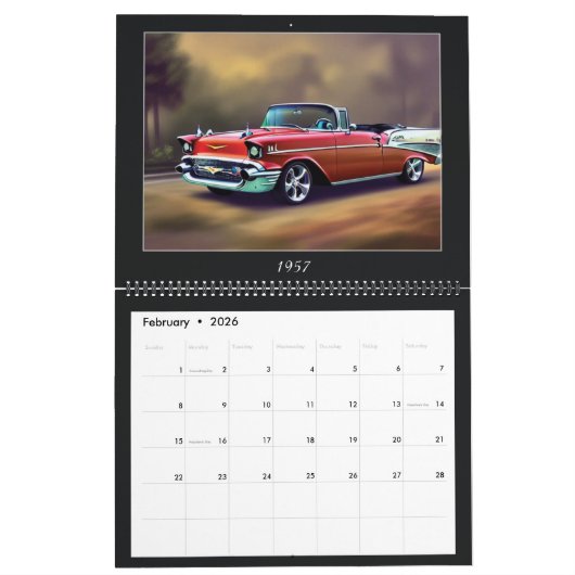 Kalender der klassischen Autos (Feb 2026)