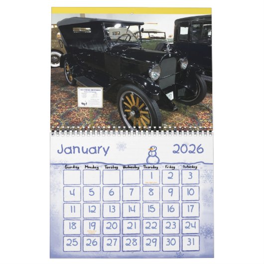 Kalender der Kleinwagen (Jan 2026)