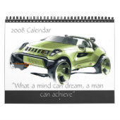 Kalender der Konzept-Auto-2008 (Titelbild)