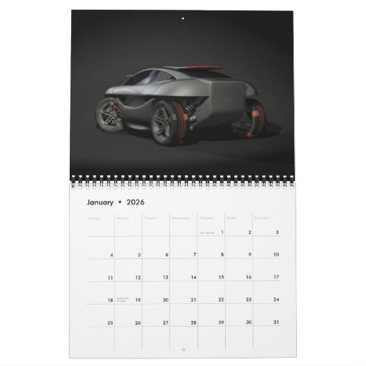 Kalender der Konzept-Auto-2008 (Jan 2026)