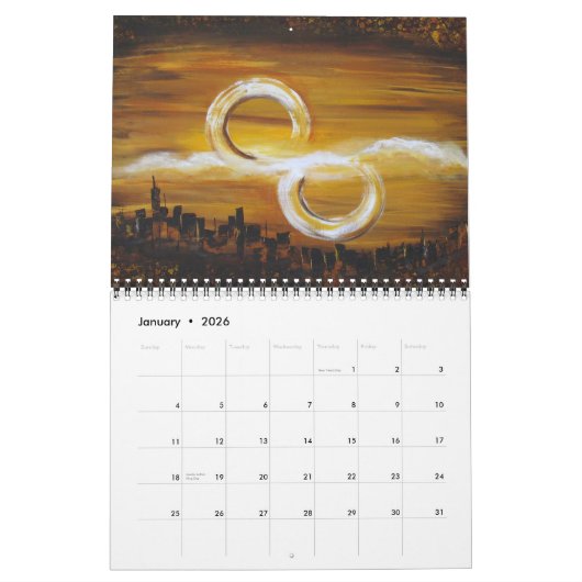 Kalender der Kunst-2012 durch Dina Soker (Jan 2026)