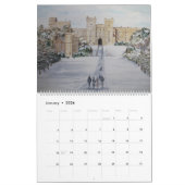 Kalender der Landschaft Aquarellbilder (Jan 2026)