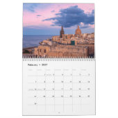 Kalender der Landschaften von Valletta (Feb 2027)