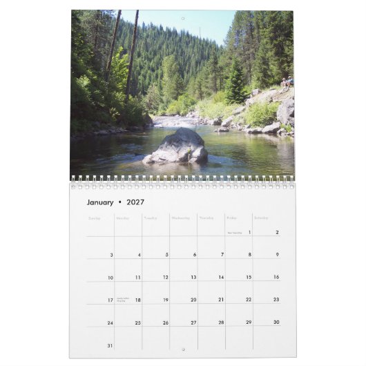 Kalender der landschaftlichen (Jan 2027)
