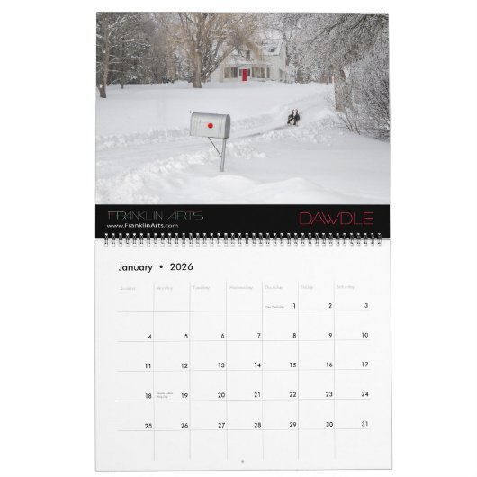 Kalender der Landschaftsfotografie (Jan 2026)