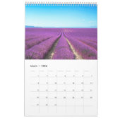 Kalender der Lavendel-Blume 2022 (Mär 2026)