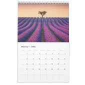 Kalender der Lavendel-Blume 2022 (Feb 2026)