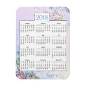 Kalender der Lila Liebe 2018 Magnet (Vertikal)