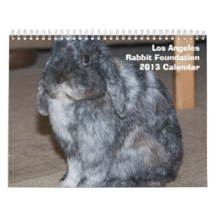 Kalender der Los Angeles-Kaninchen-Grundlagen-2013