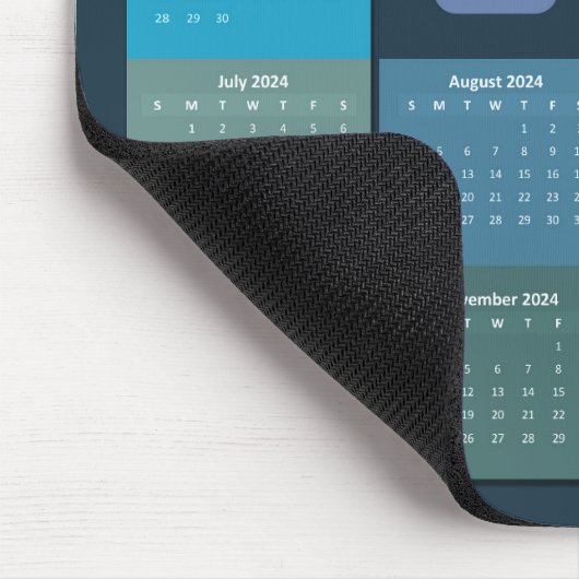 Kalender der Maus 2024 Mousepad (Ecke)