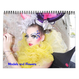 Kalender der Modelle und Blume