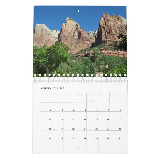 Kalender der Nationalparks (Jan 2026)