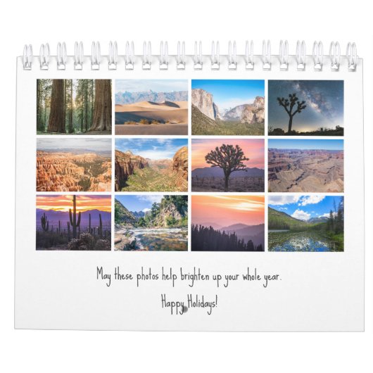 Kalender der Nationalparks 2025 (Rückseite)