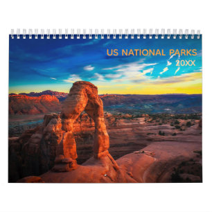 Kalender der Nationalparks in den USA