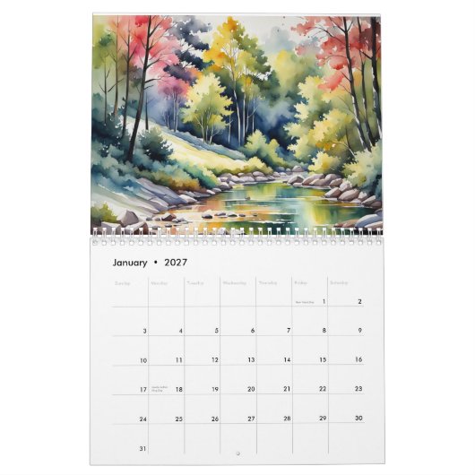 Kalender der Naturmalereien (Jan 2027)