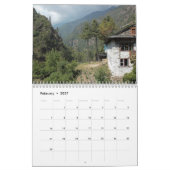 Kalender der Nepal-Mount Everest-niedriges (Feb 2027)